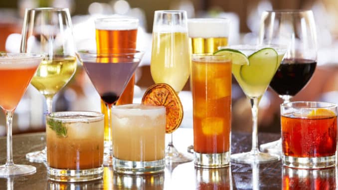 image of some fancy cocktails
