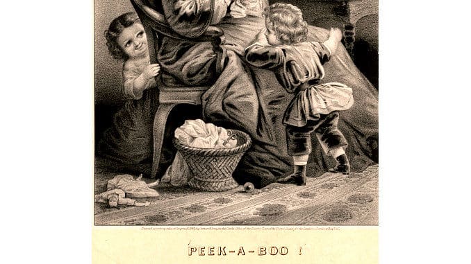 Peek a boo by Currier and Ives