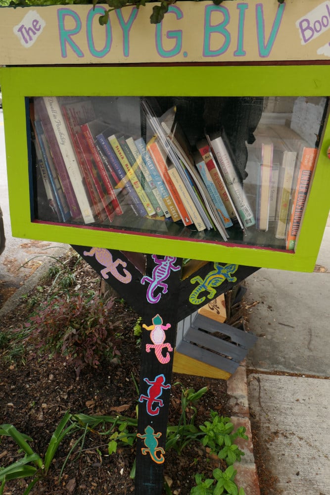 Little Library front