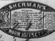 Sherman's worm lozenge label